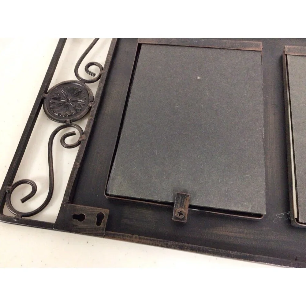 Pier 1 Imports Picture Frame 6 x 4 size Brown Metallic
